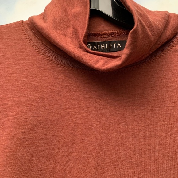 ATHLETA Industry Turtleneck dress Havana brown - Picture 9 of 9